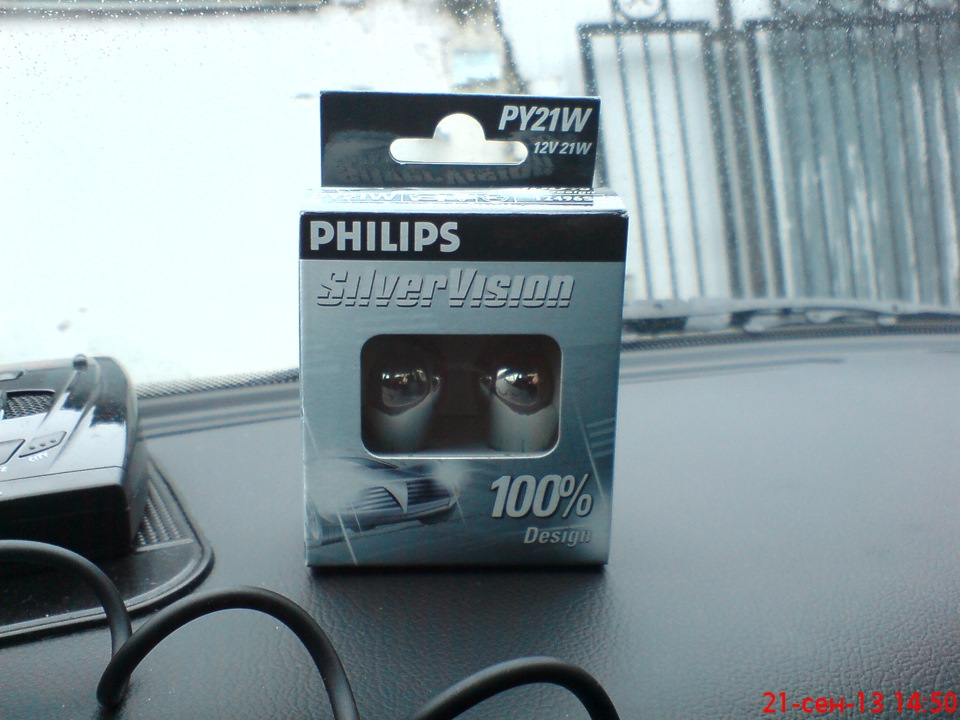 PHILIPS лампочки поворота — Daewoo Nexia (N150), 1,6 л, 2012 года ...