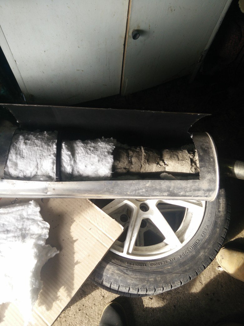 Новые внутренности глушителя — LADA 21083, 1,6 л., 1997 года | своими ...