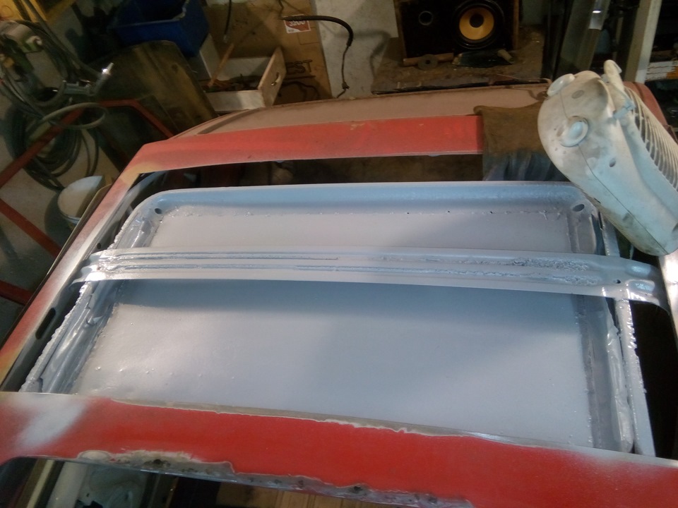 Эпоксидный и сушка тепловентилятором — Opel Kadett D