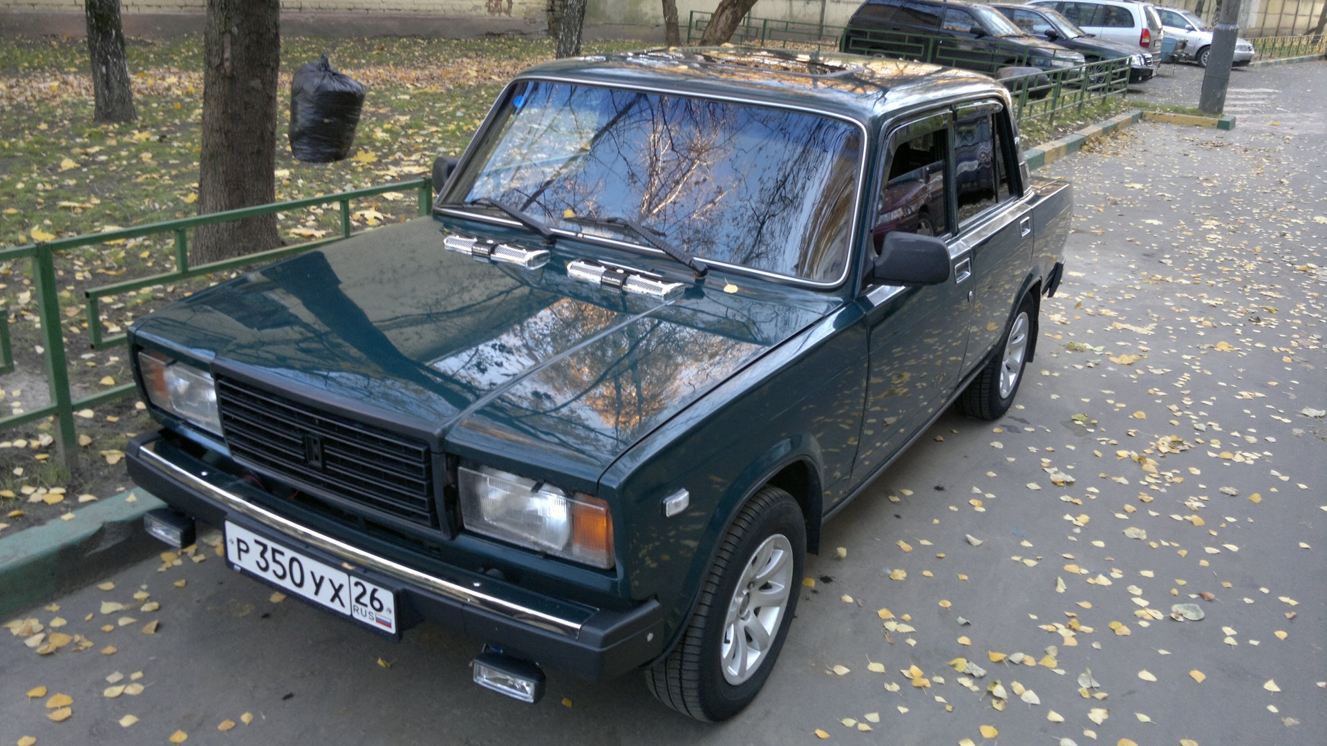 Lada 2107 1.6 бензиновый 2008 | темно зеленый цвет. на DRIVE2