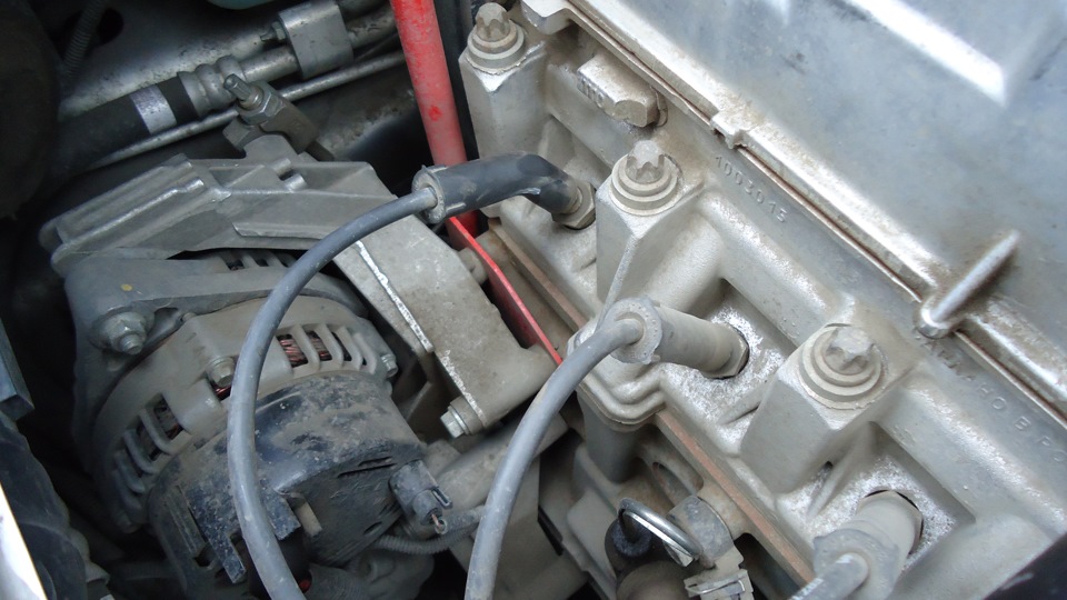 Замена термостата и высоковольтных проводов — Lada Калина универсал, 1 ...