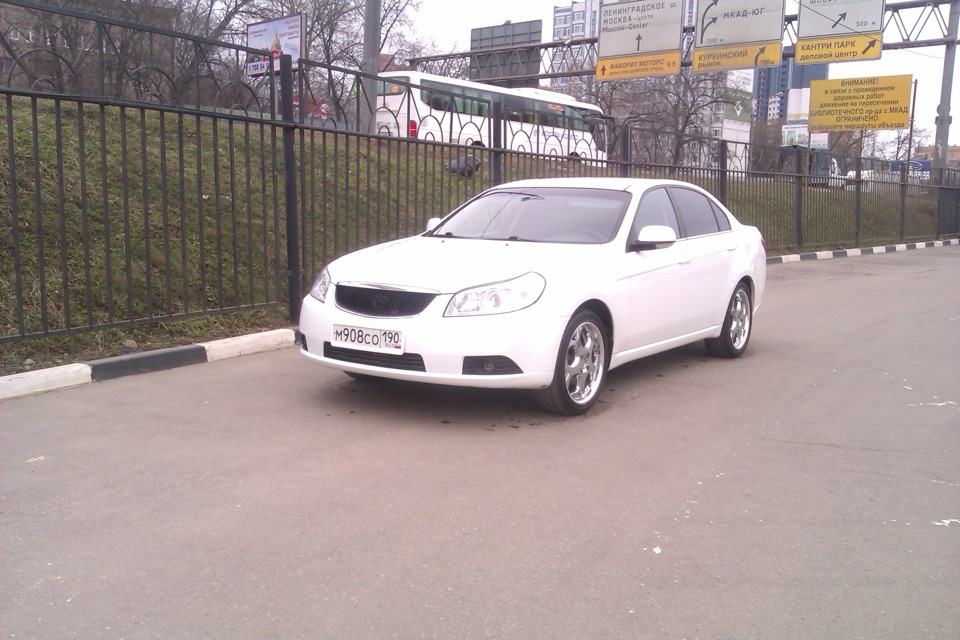 Белые номера фото После мойки - Chevrolet Epica, 2 л, 2011 года мойка DRIVE2