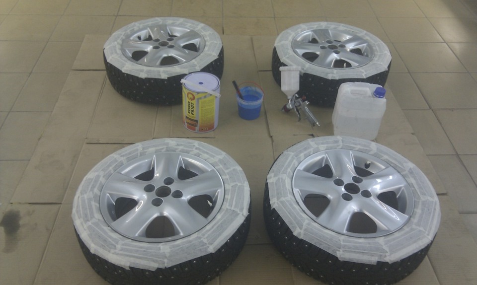 Диски в жидкую резину премиум класса Rubber paint — ТитанPRO Auto на DRIVE2