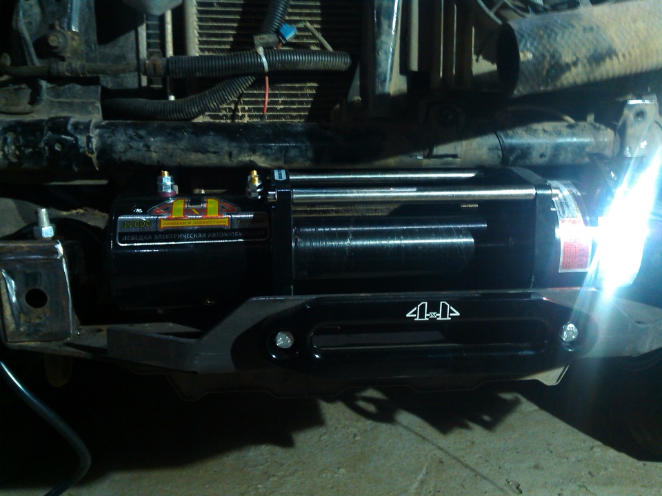 Лебедка — Mitsubishi L200 (4G), 2,5 л, 2008 года | тюнинг | DRIVE2