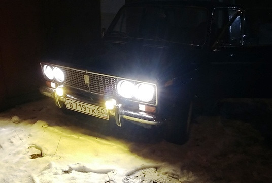 ПТФ замена галогенок на светодиоды — Lada 21033, 1,5 л, 1977 года ...
