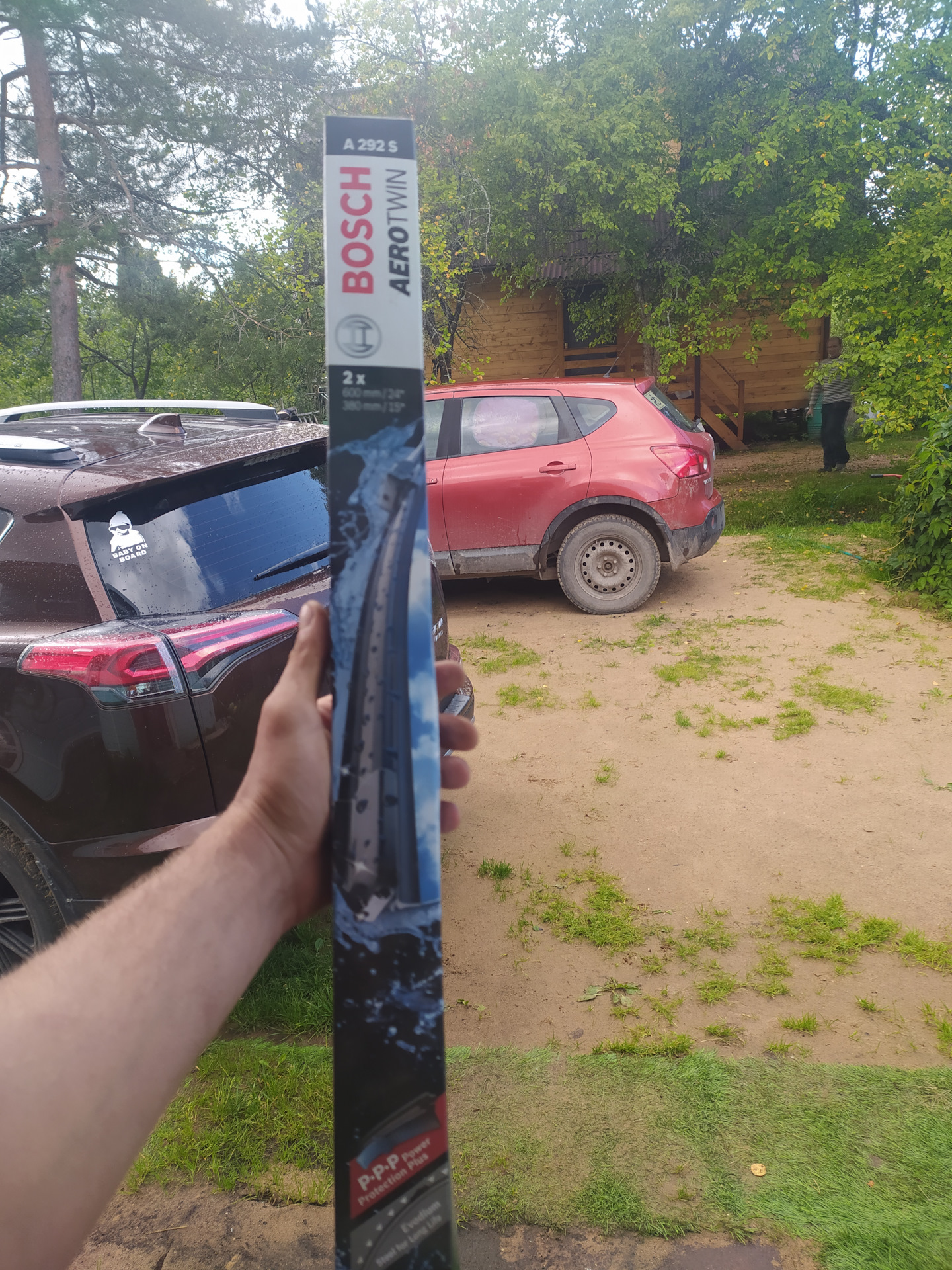 Щетки стеклоочистителя Bosch Aerotwin A292S — Nissan Qashqai (1G), 2 л ...
