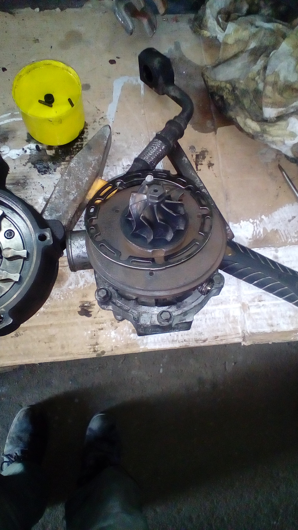 Чистка геометрии турбины — Audi A4 (B5), 1,9 л, 1997 года | своими ...