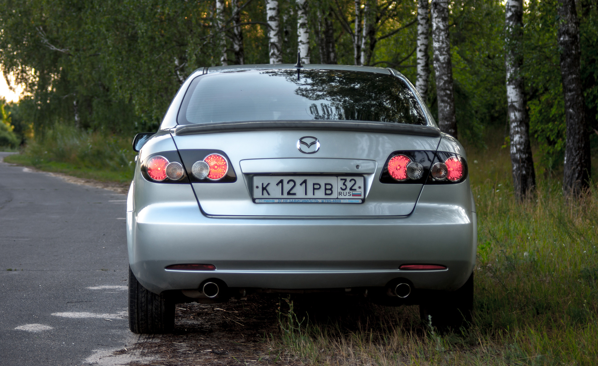 Mazda 6 gg. Mazda 6 gg сзади.