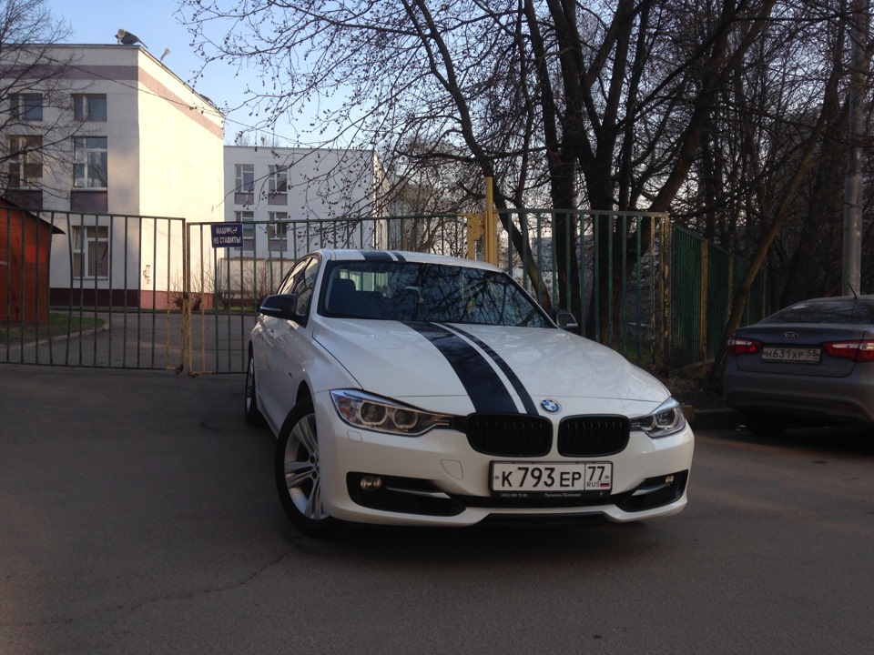 Акцентные полосы BMW f30