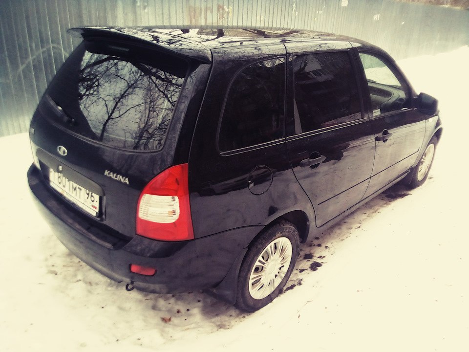 Спойлер "Вираж" или сбылась мечта идио… — Lada Калина универсал, 1,6 л ...