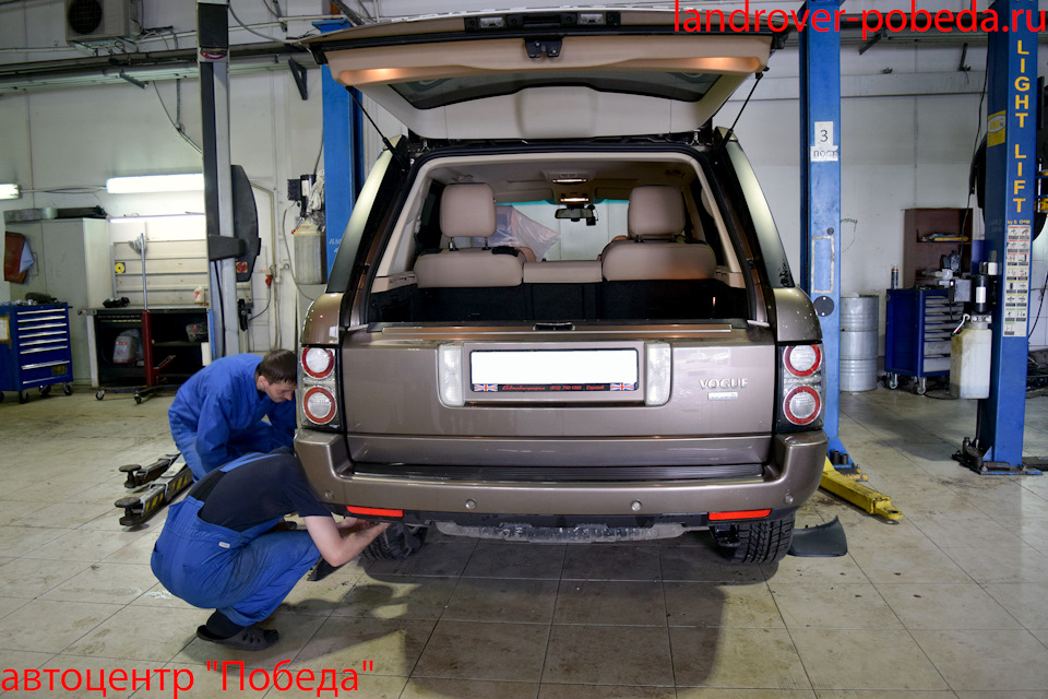 Установка фаркопа Рендж Ровер Vogue — Техцентр Победа на DRIVE2