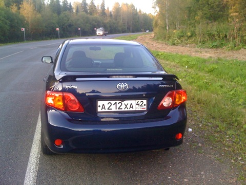 Spoiler - Toyota Corolla 16 L 2008