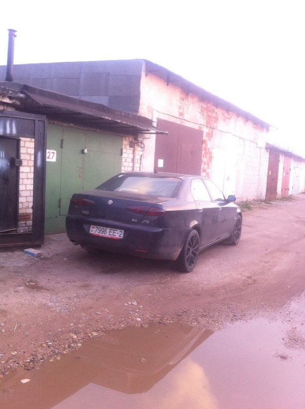 Через 2 часа — выгнал своего корча с гаража. Операция прошла успешно! — Alfa Romeo 166