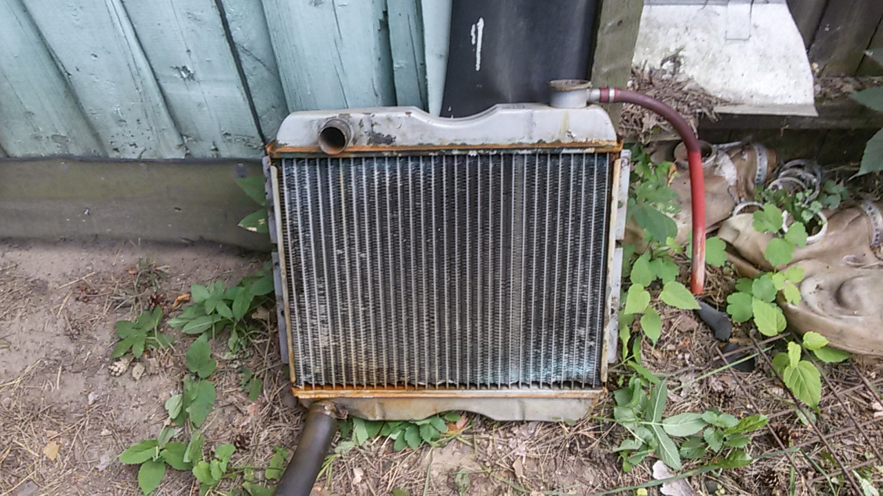 Радиатор как швейцарский сыр — ИЖ Москвич 412, 1,5 л., 1994 года ...