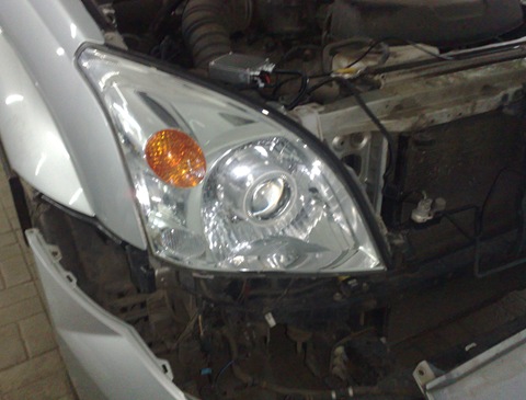 Installing Bi-Xenon Lenses - Toyota Land Cruiser Prado 40L 2005