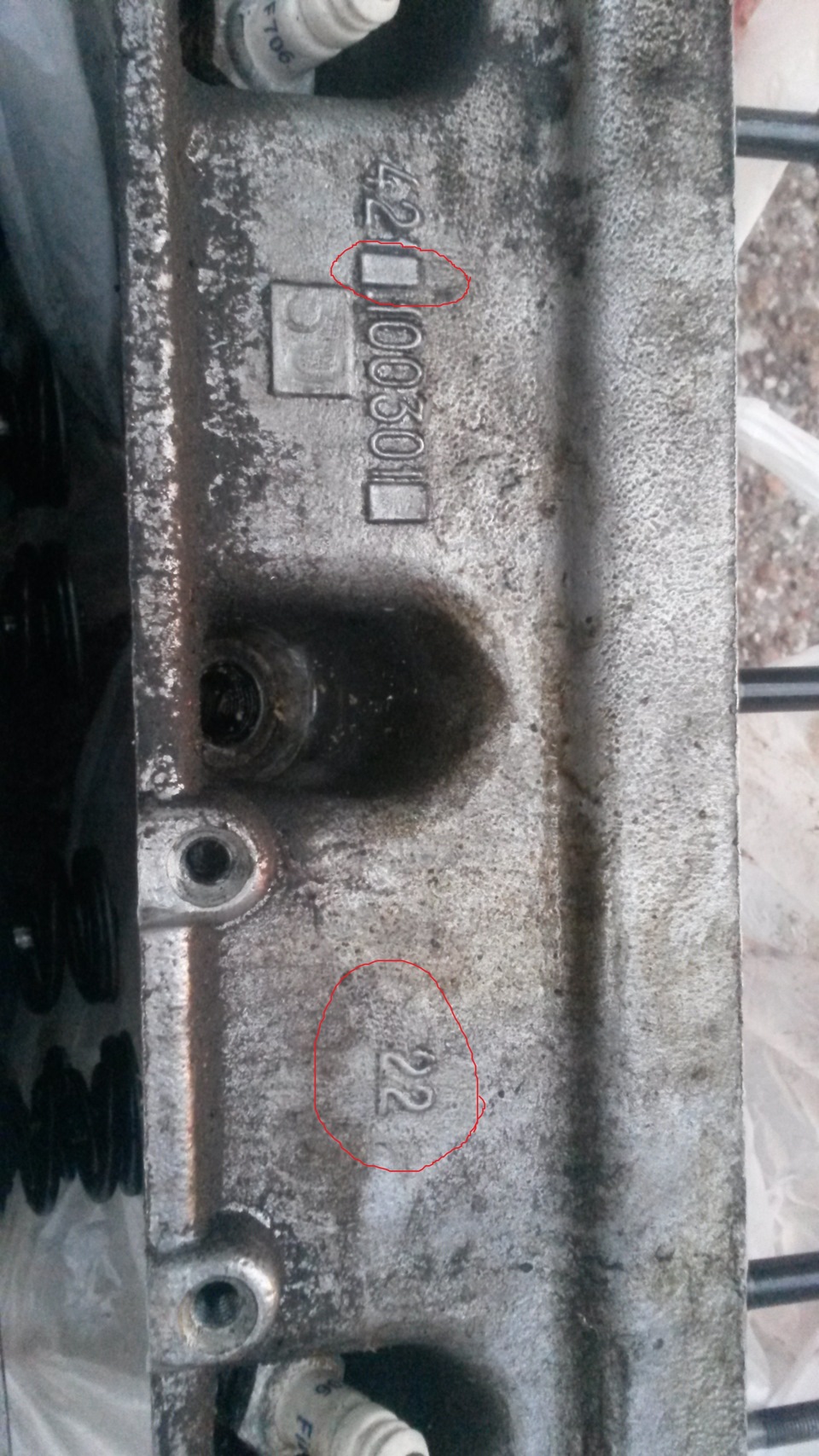 Что означают цифры на головке двигателя? — ГАЗ Газель, 2,9 л, 2011 года ...