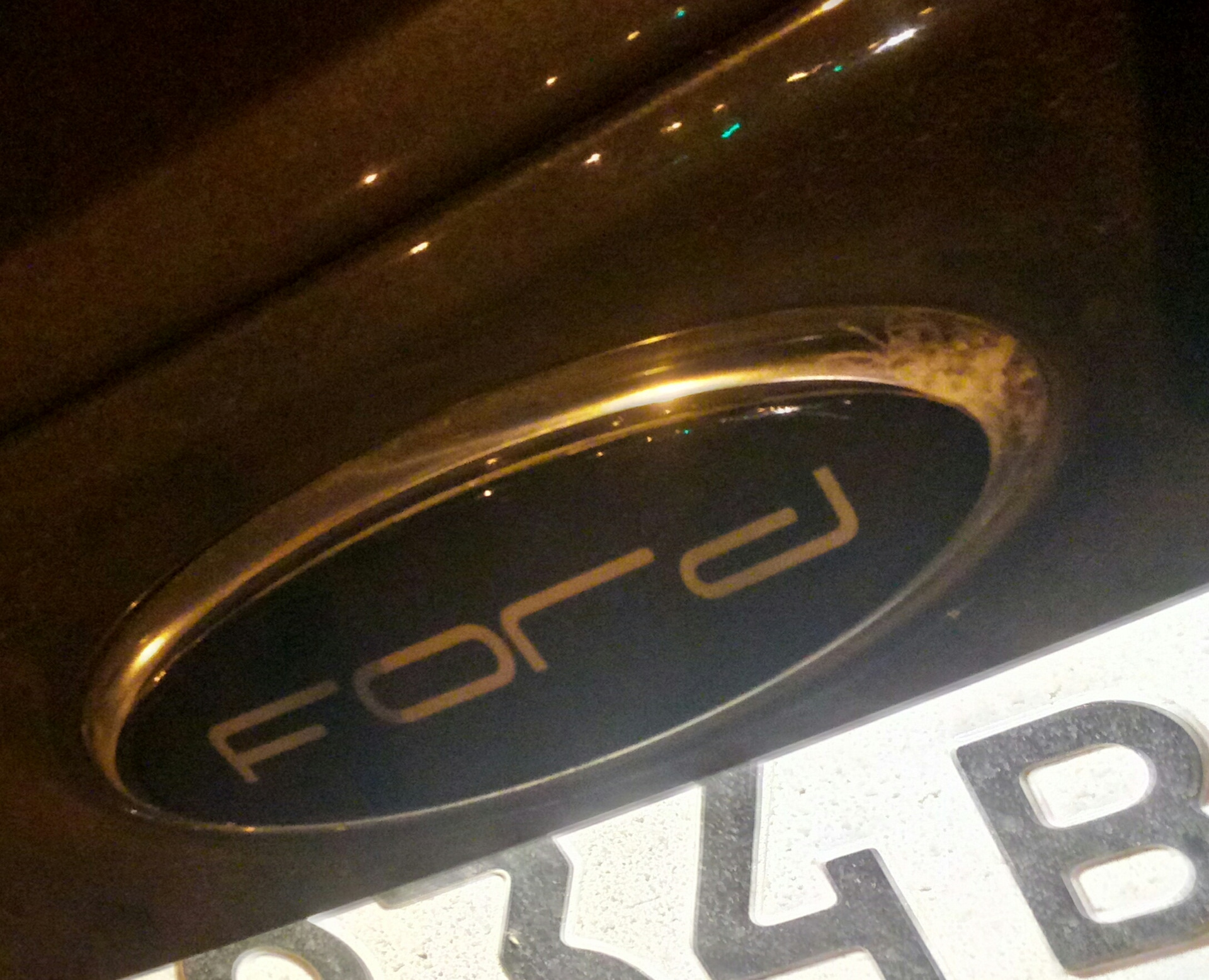 Шильдик форд самоделка на металлической основе. — Ford Focus III ...