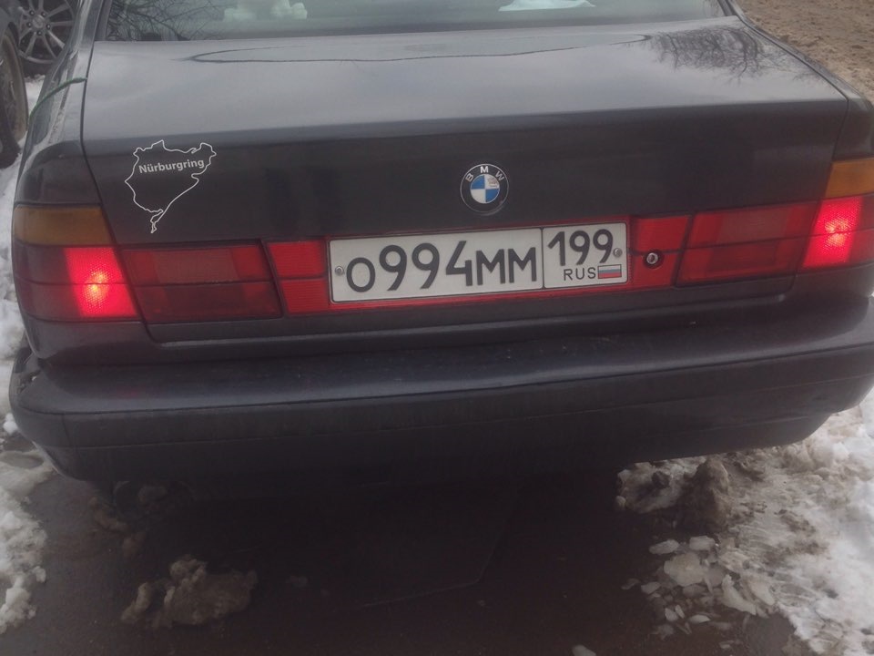 Подарок друзей Бленда hella — BMW 5 series (E34), 2,4 л, 1990 года ...