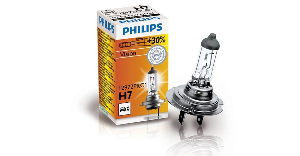 Philips Vision +30% — Lada Калина Универсал (1G). Запчасти на фото: 12972PRC1