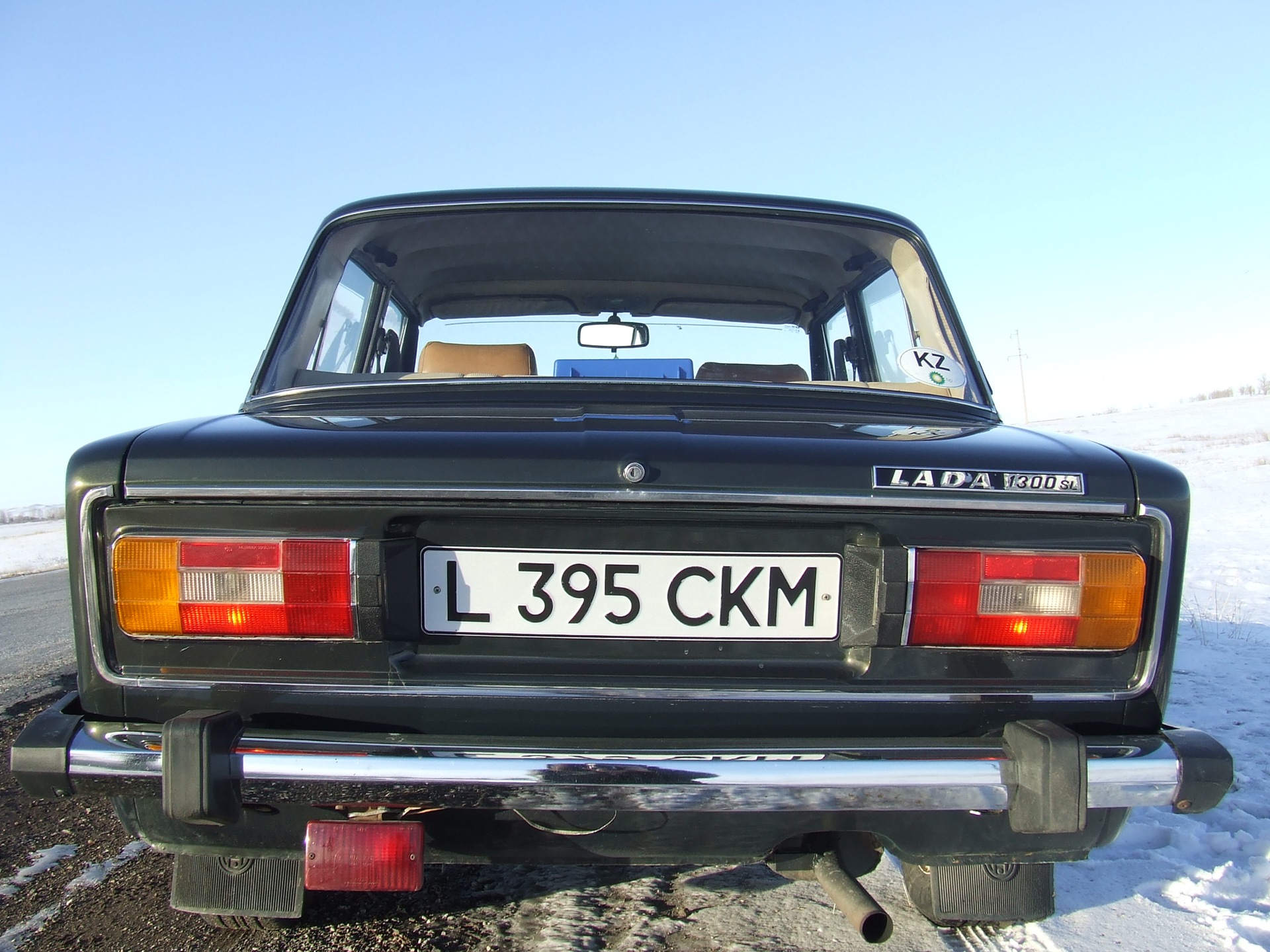 Где то под Актюбинском. Трасса Актобе-Орск. — Lada 2106, 1,3 л, 1986 года |  фотография | DRIVE2