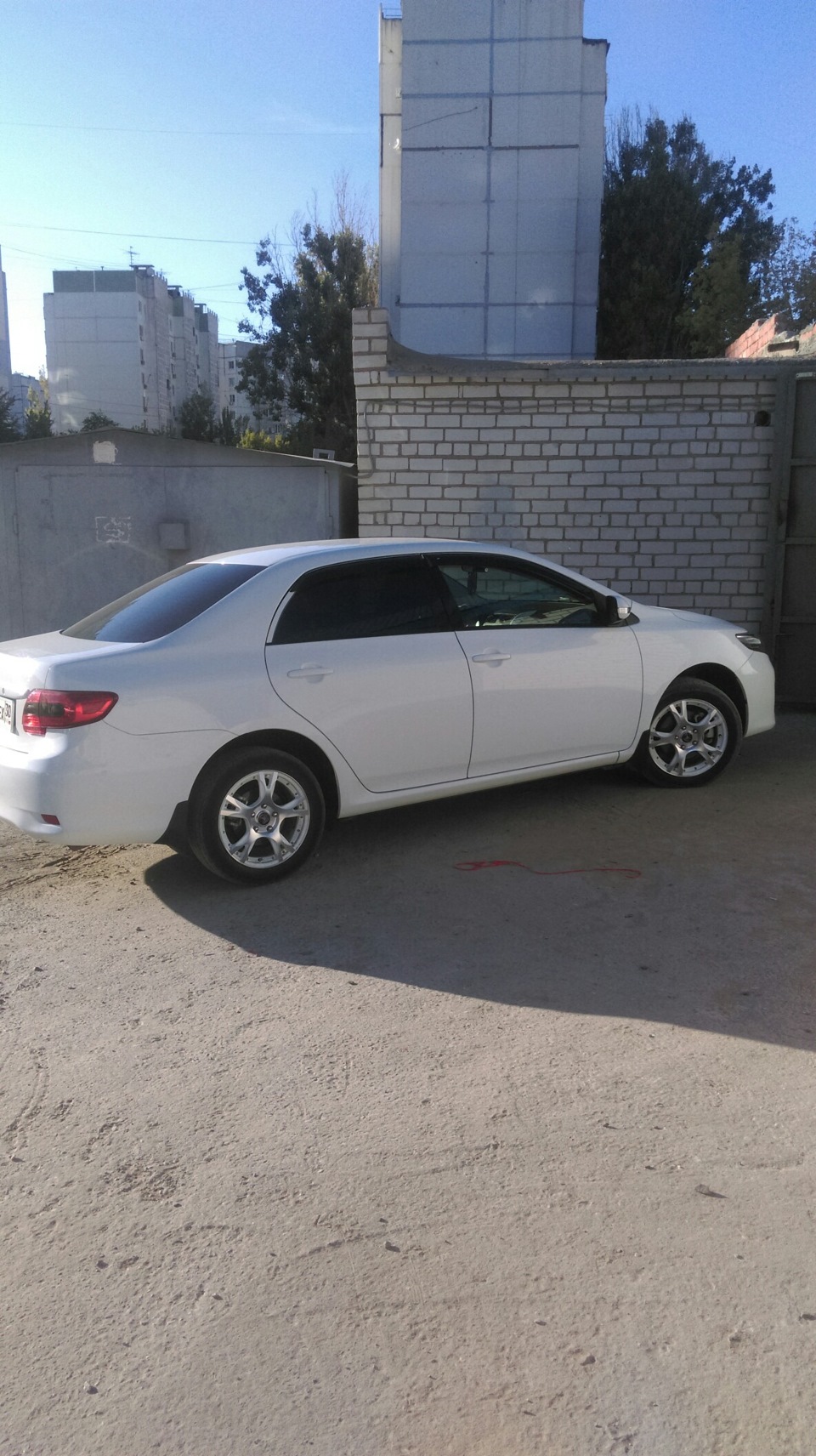 Блог N157 Установка дефлекторов окон. — Toyota Corolla (140/150), 1,6 л ...