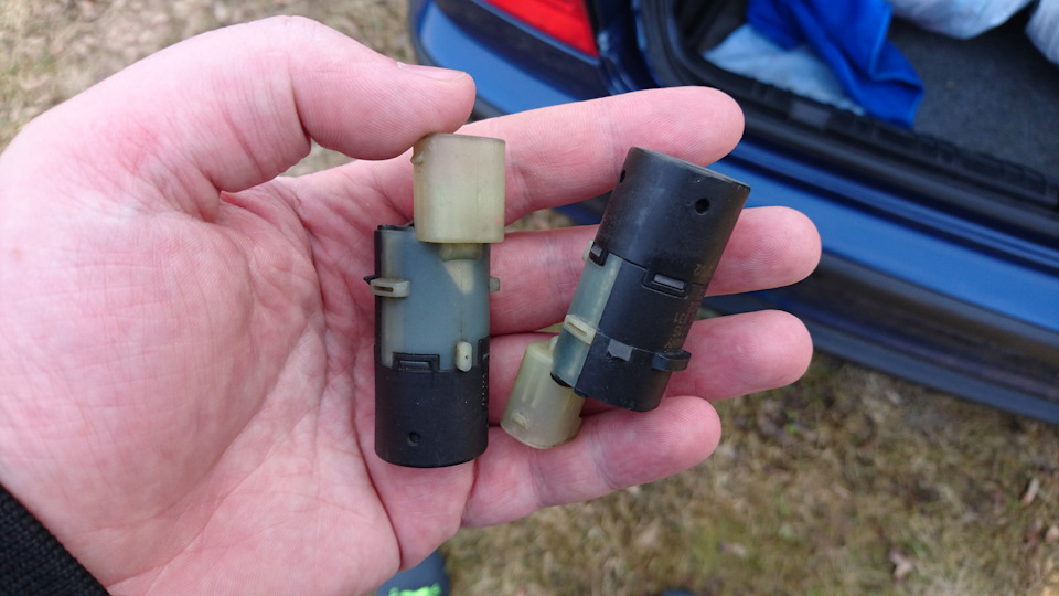 заменил еще пару парктроников — BMW 3 series (E46), 2 л, 2002 года ...