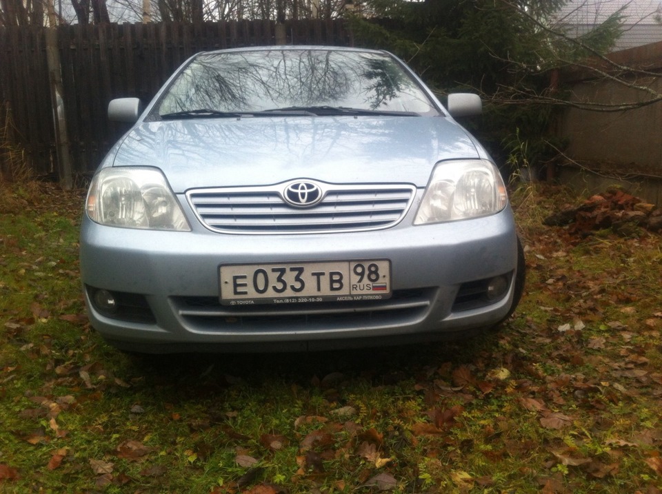 Один из последних визитов на дачу — Toyota Corolla (120), 1,4 л, 2005 ...