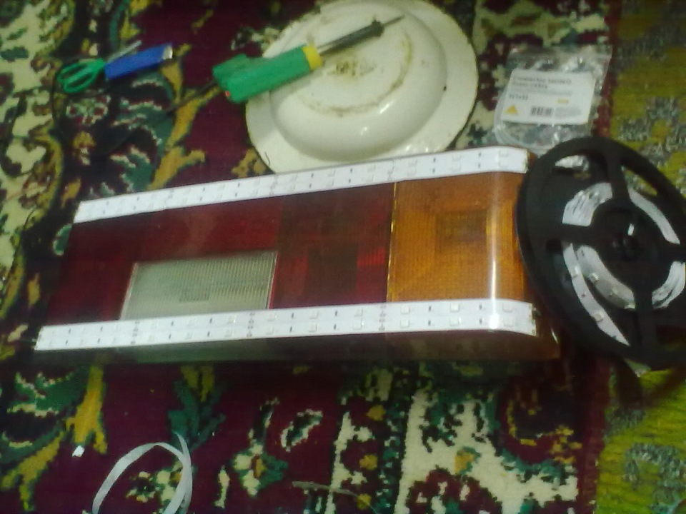 Диодные фонари своими руками — Lada 21099, 1,5 л, 1995 года | стайлинг ...