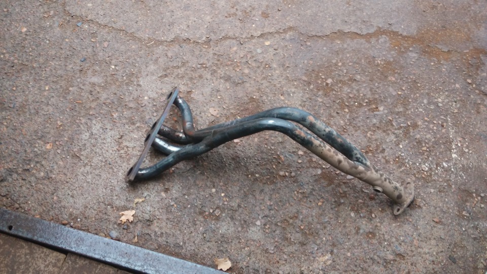 мастер мотор 54+паук 4-2-1 и труба вместо резонатора, плюс облегченный ...