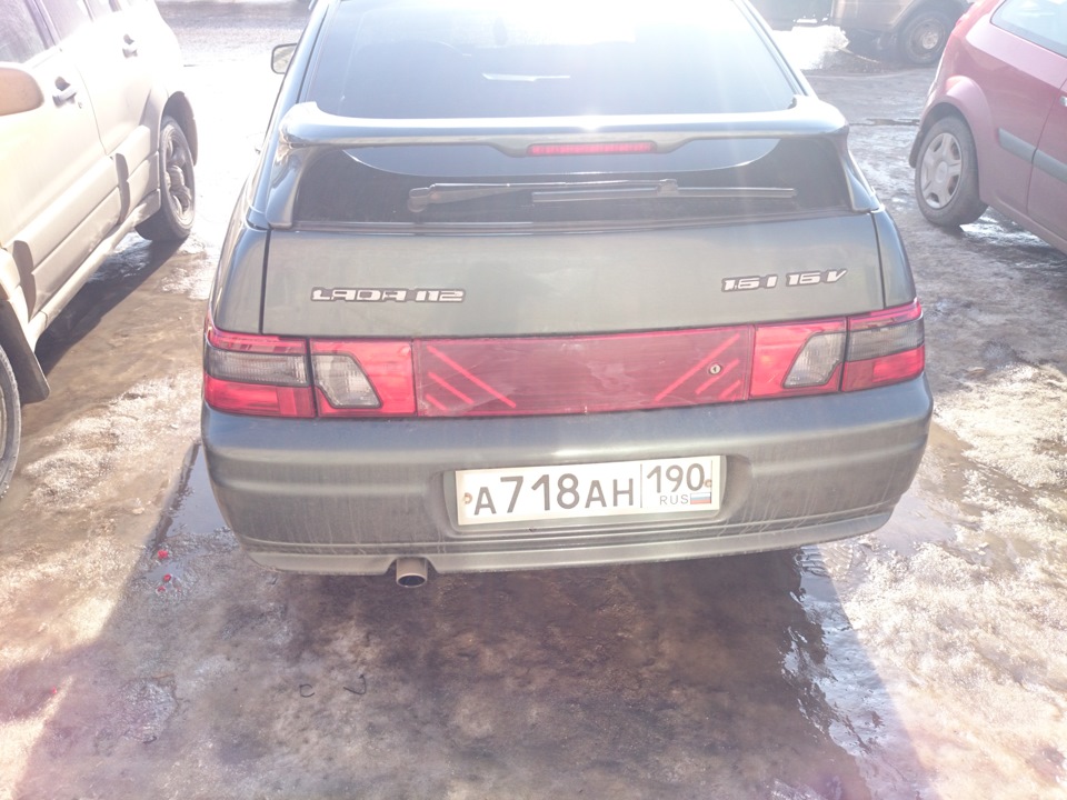 Новые задние фары ОСВАР "Клюшки" — Lada 21124, 1,6 л, 2006 года ...