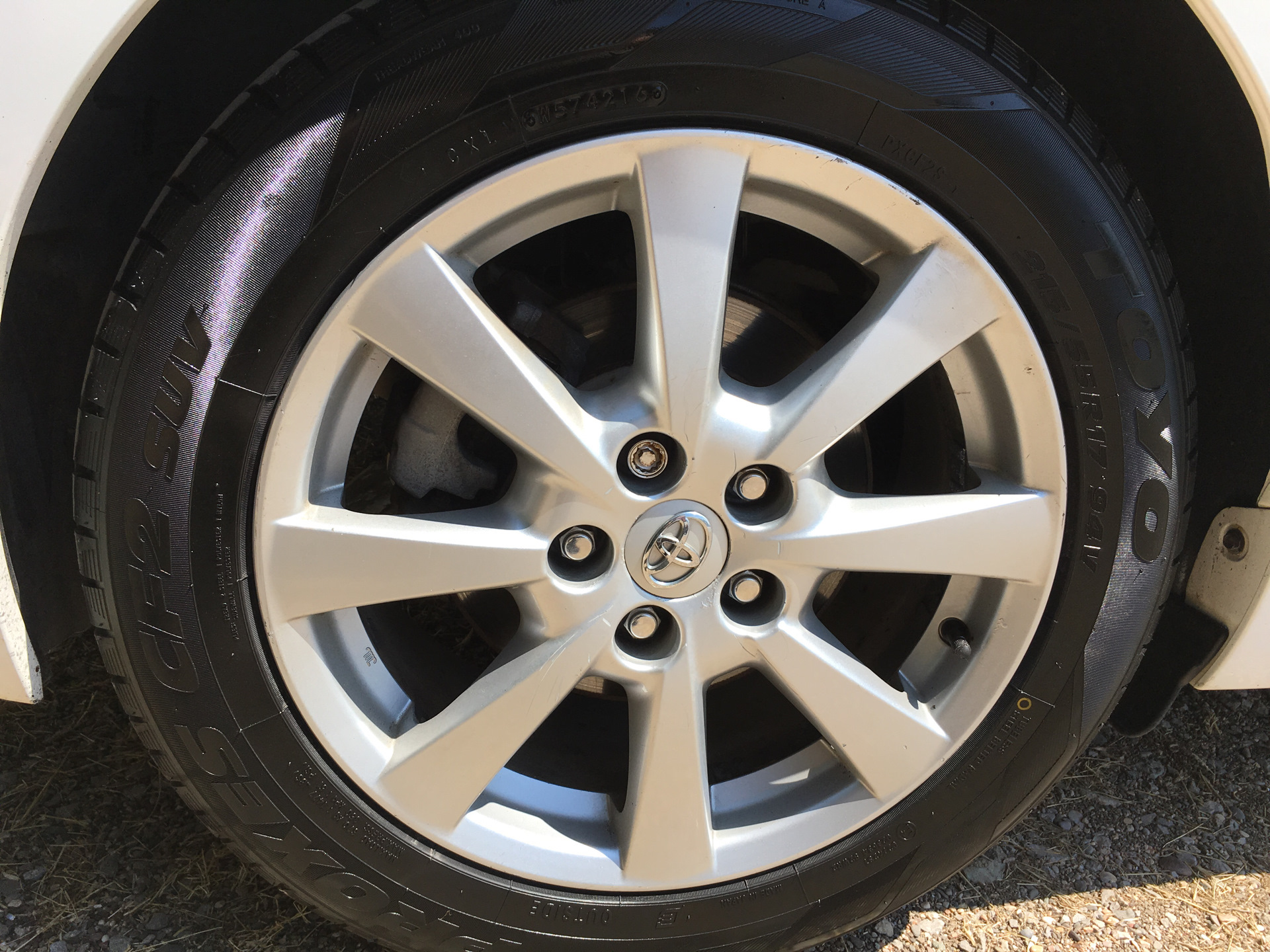 Новая летняя резина Toyo Proxes CF 2 215/55 R17 — Toyota Avensis III, 2 ...