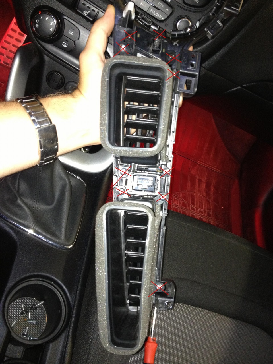 Как снять приборную панель киа сид jd