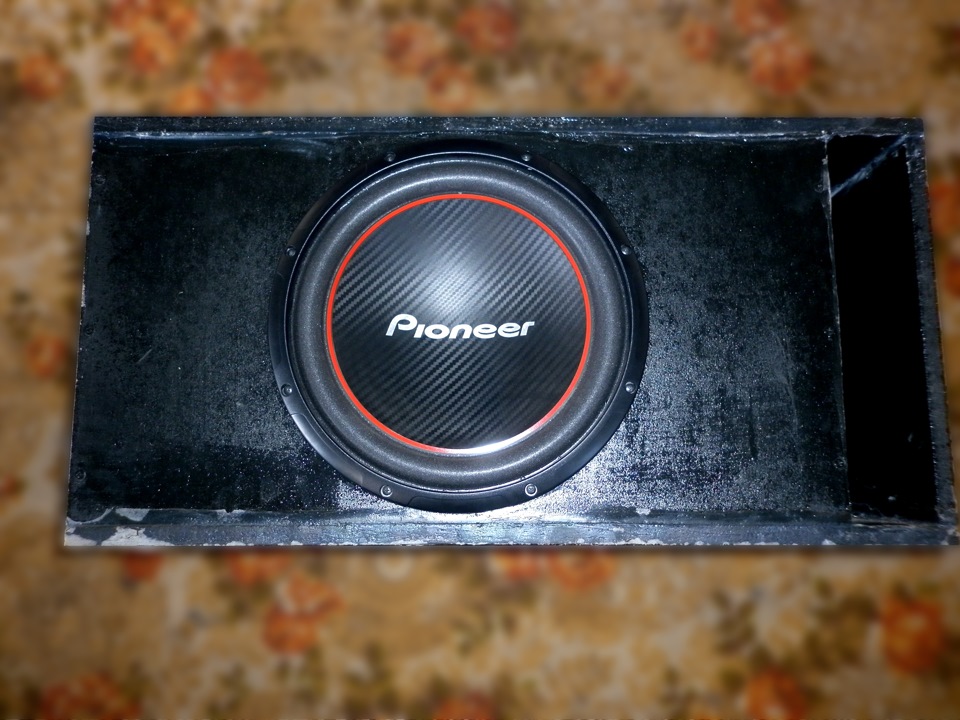 pioneer blue subwoofer
