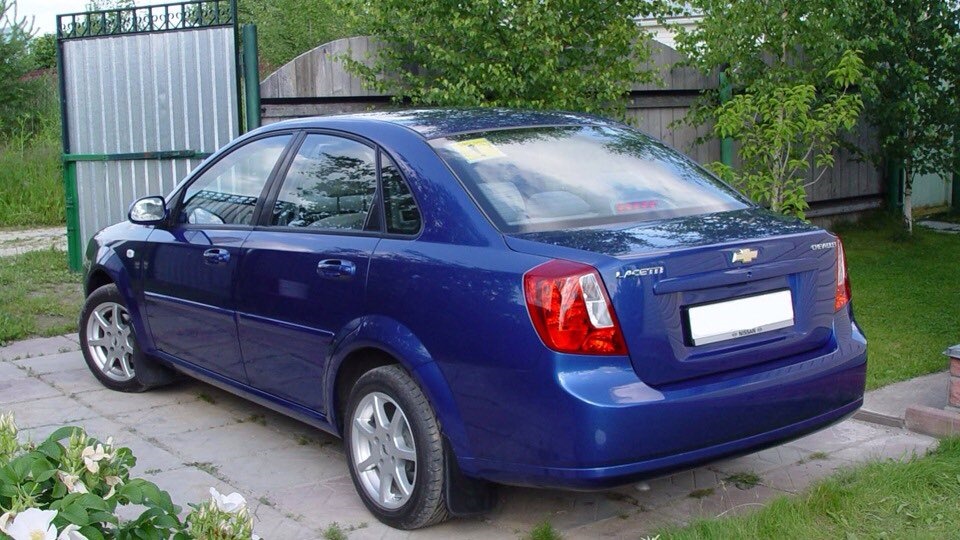 Chevrolet Lacetti синий 2011