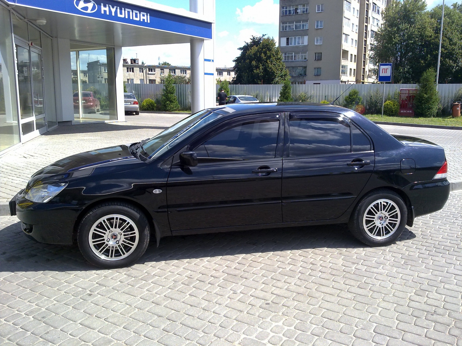 Ветровики OFF — Mitsubishi Lancer IX, 1,6 л, 2007 года | аксессуары | DRIVE2