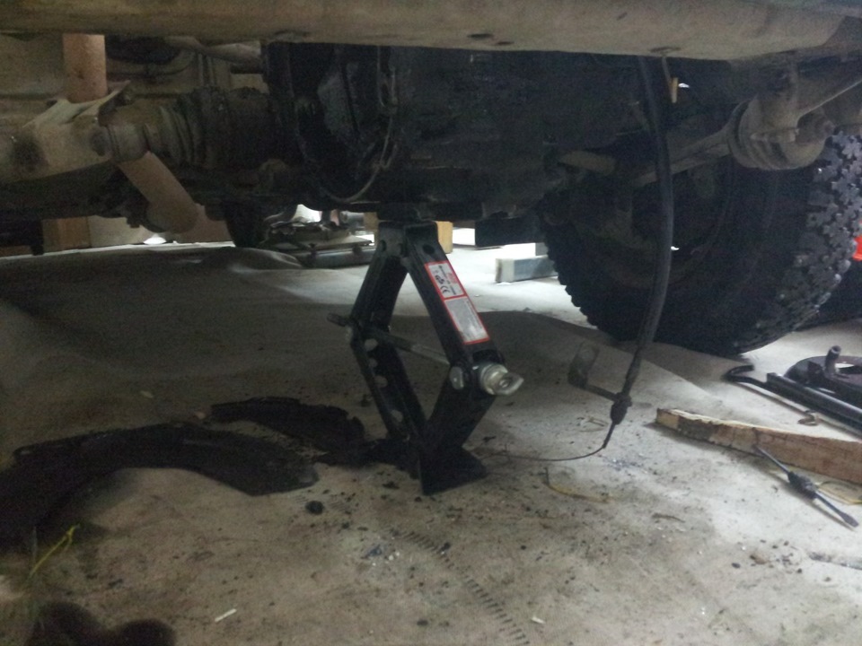 домкратим коробку