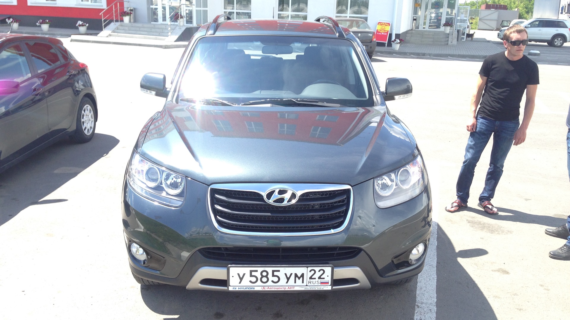 Hyundai Santa Fe (2G) 2.2 дизельный 2011 | Давай, рельса! на DRIVE2