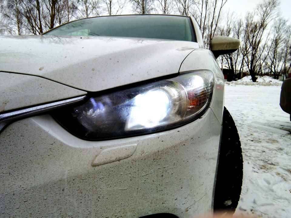 Диодные лампы ПТФ взамен штатных — Citroen C4 (2G), 1,6 л, 2012 года ...