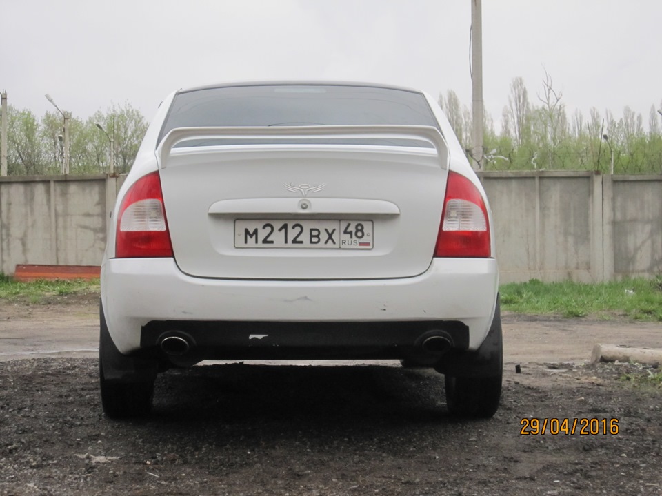 расширение задней колеи — Lada Калина седан, 1,6 л, 2009 года | тюнинг ...