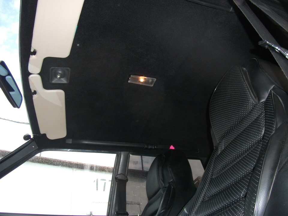 Перетяжка потолка карпетом — Lada 2115, 1,5 л, 2006 года | просто так ...