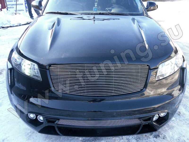 Накладки на капот) — Infiniti FX (1G), 4,5 л, 2008 года | тюнинг | DRIVE2