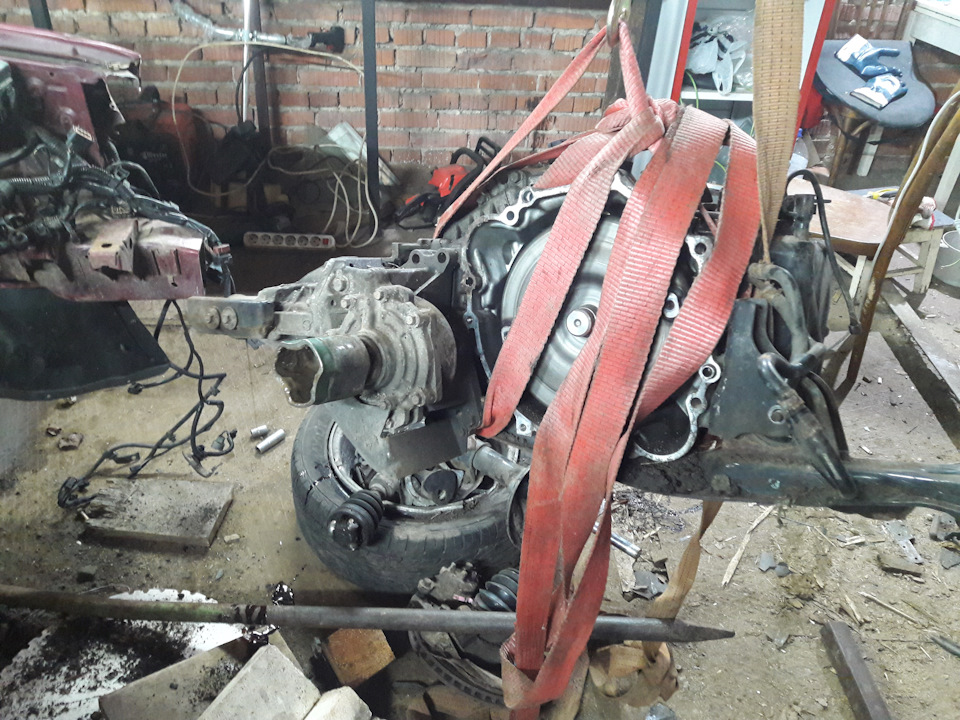 Вариатор с бубликом и раздаткой — Mitsubishi Lancer IX