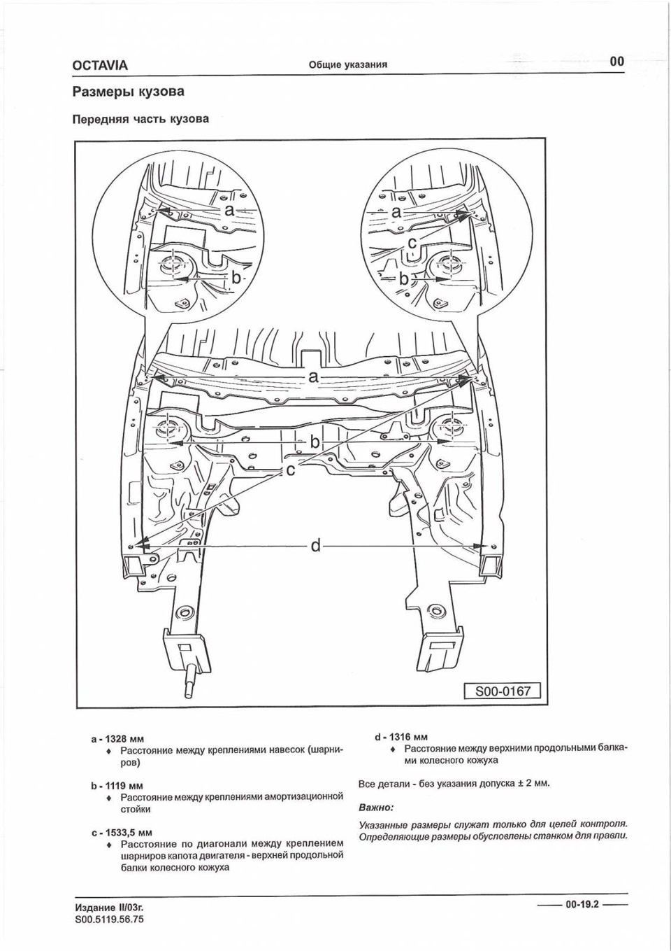 Геометрия кузова Skoda Octavia Mk1 (комби и хечбек) — Skoda Octavia Combi  A4 Mk1, 1,8 л, 2001 года | кузовной ремонт | DRIVE2