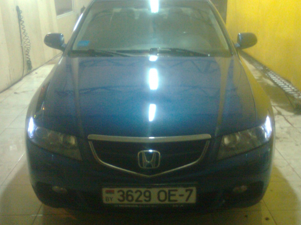 Светодиоды в габариты — Honda Accord (7G), 2,4 л., 2003 года ...