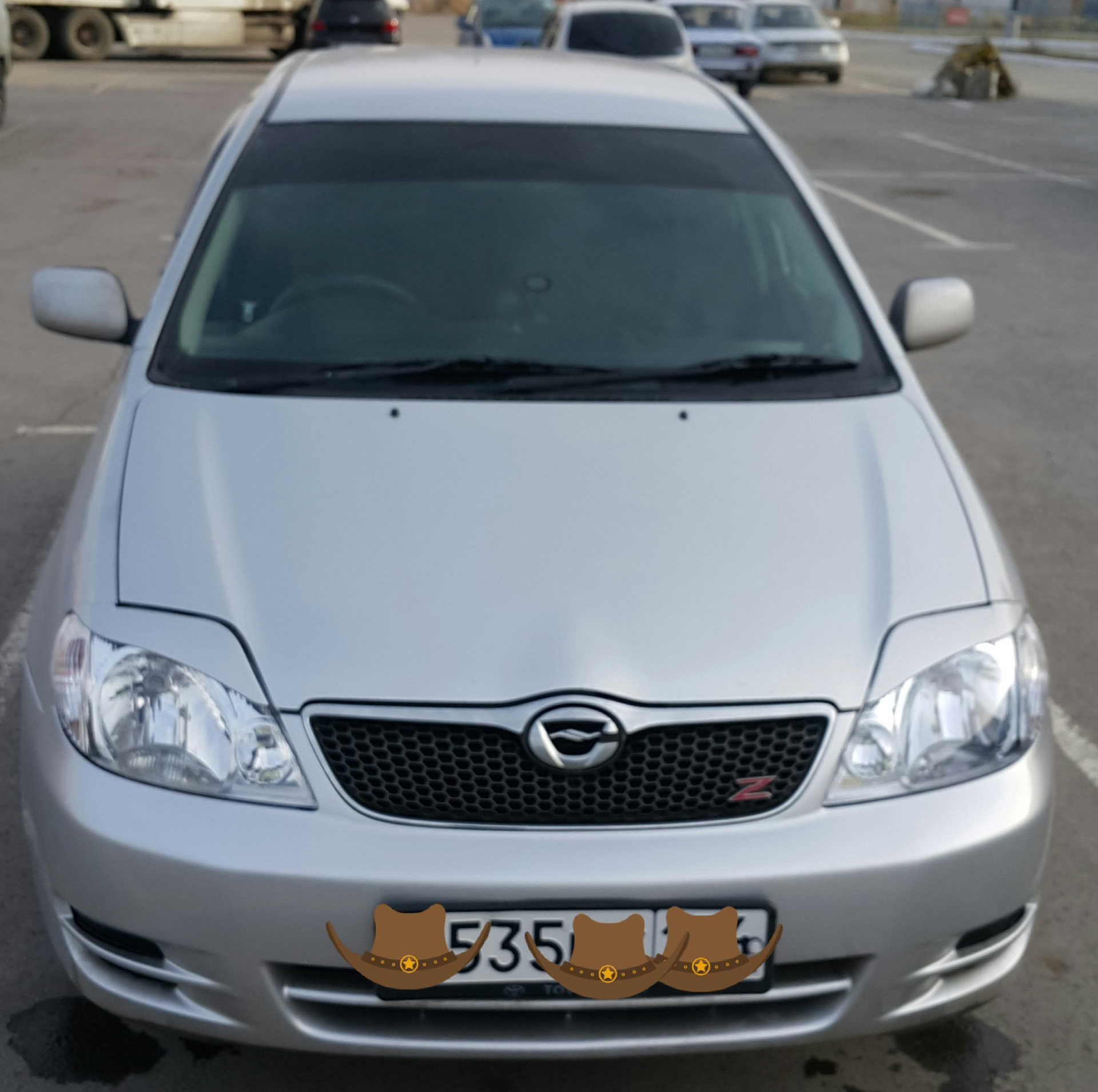 Фары тойота е120. Toyota Corolla Fielder 120. Тойота Королла е120 седан реснички. Тойота Королла Филдер 120 кузов. Реснички Тойота Королла Филдер 120.