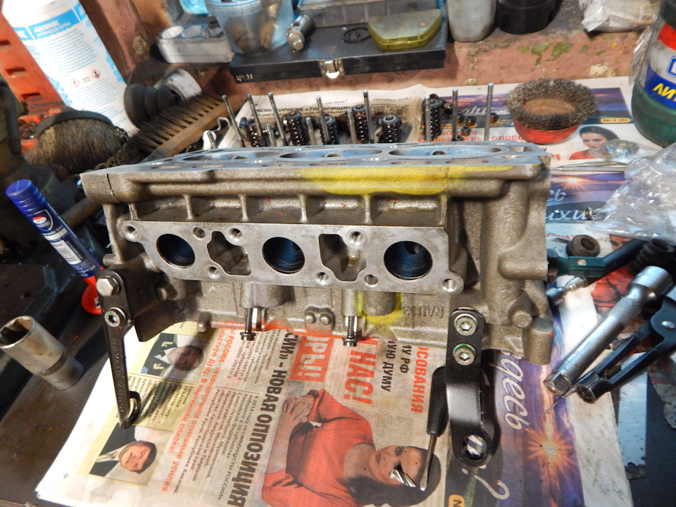 Ремонт ГБЦ двигателя Шкода Фабия 2, рестайлинг (MK2, 5J) в Туле - цена сервиса Skoda «А-Бренд»