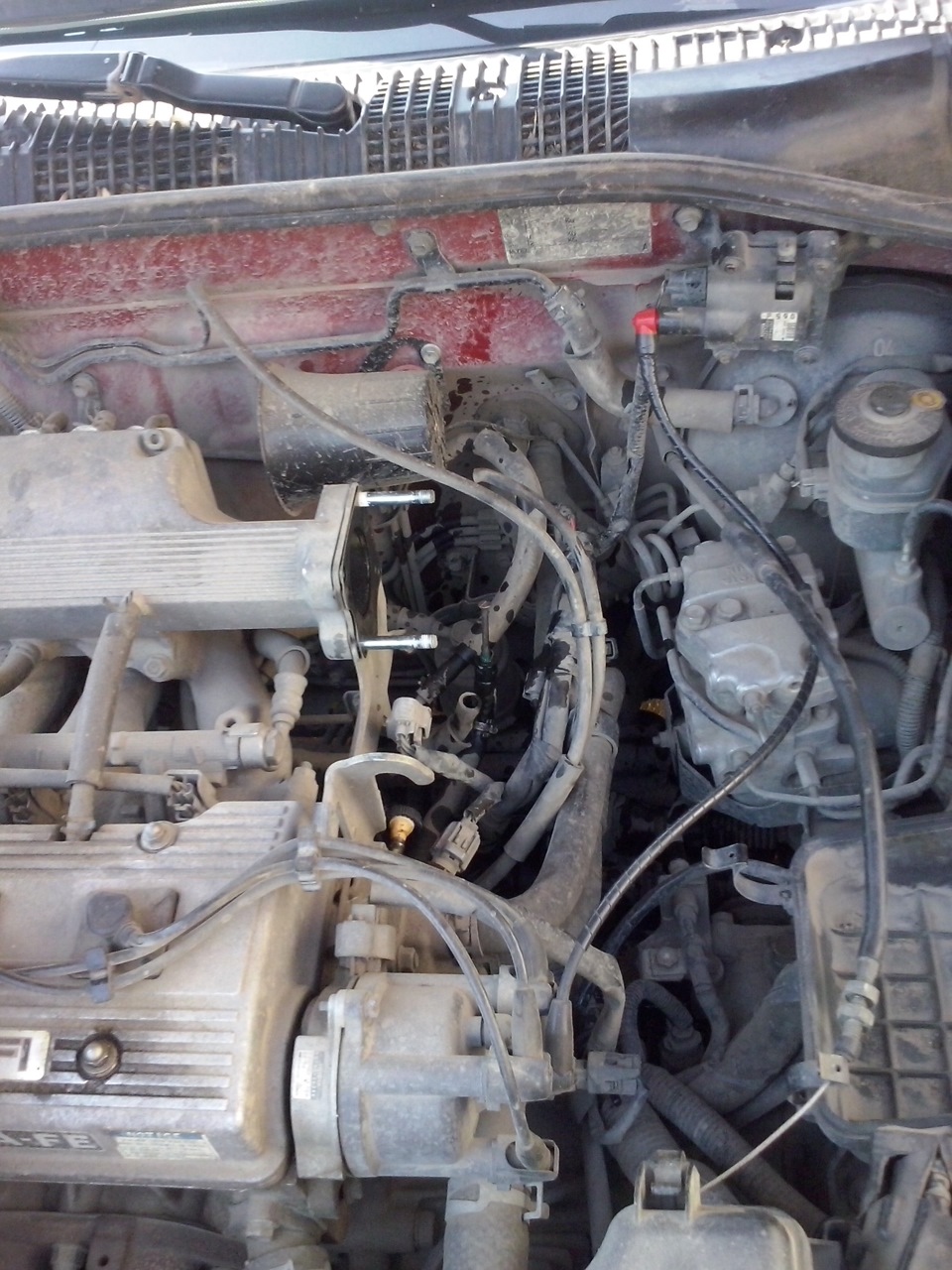 Чистка блока дроссельной заслонки — Toyota Carina E, 1,6 л, 1992 года ...