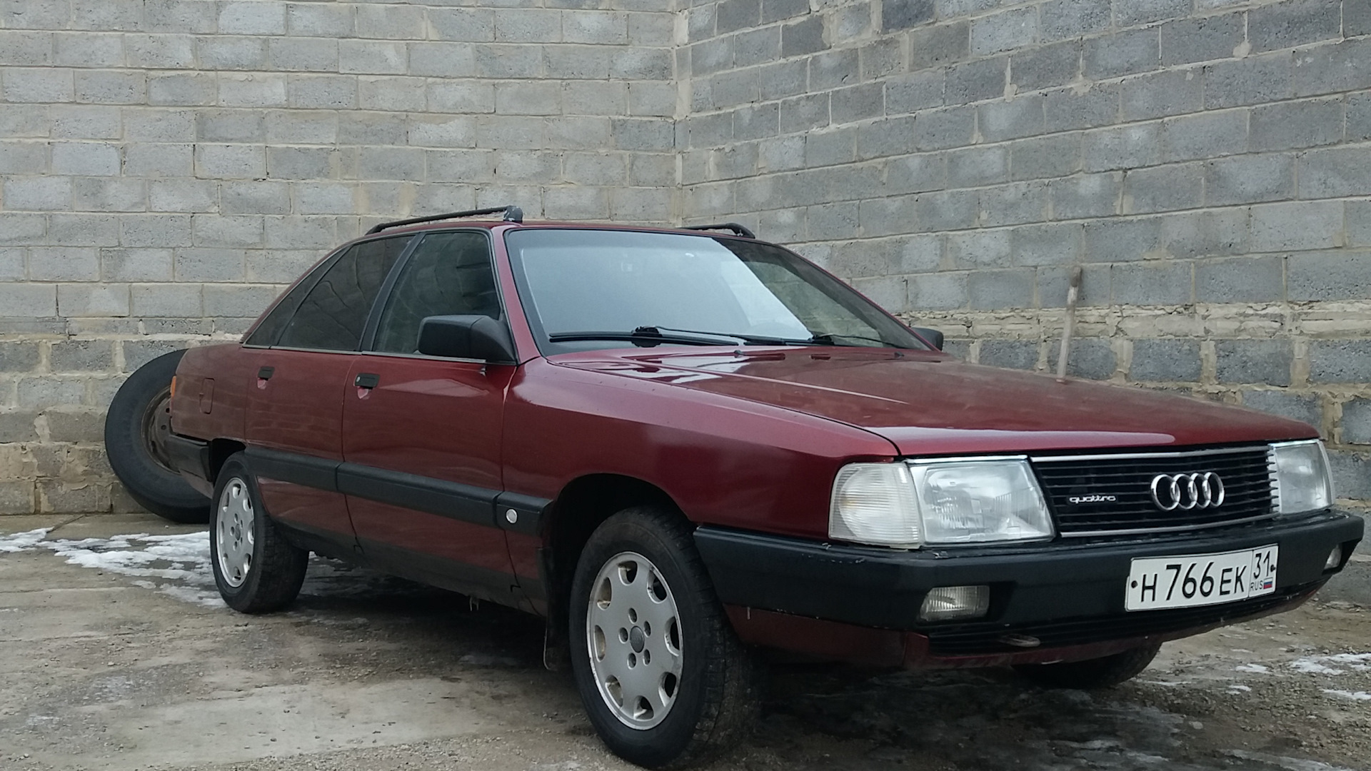 Audi 100 (C3) 2.4 дизельный 1990 | Красный Металлик 2.4D на DRIVE2