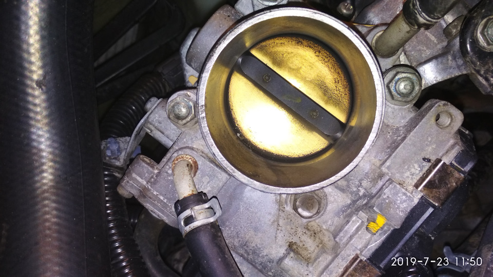 Чистка дроссельной заслонки без снятия) — Honda Accord (7G), 2,4 л ...