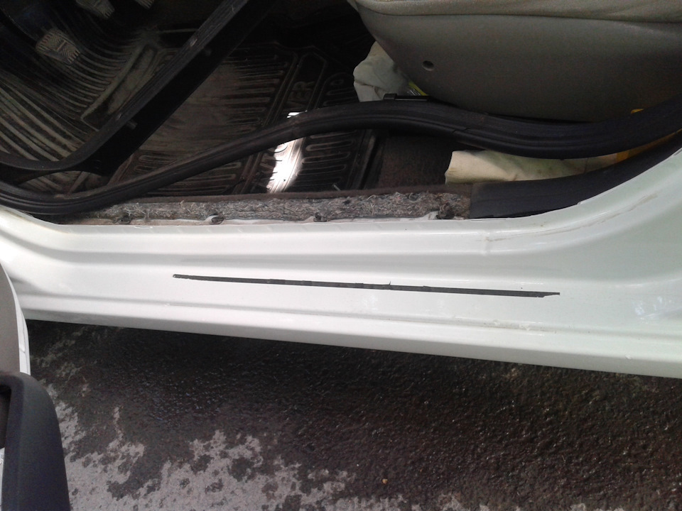 Пороги на Калину — Lada Калина Хэтчбек (1G), 1,4 л, 2012 года ...